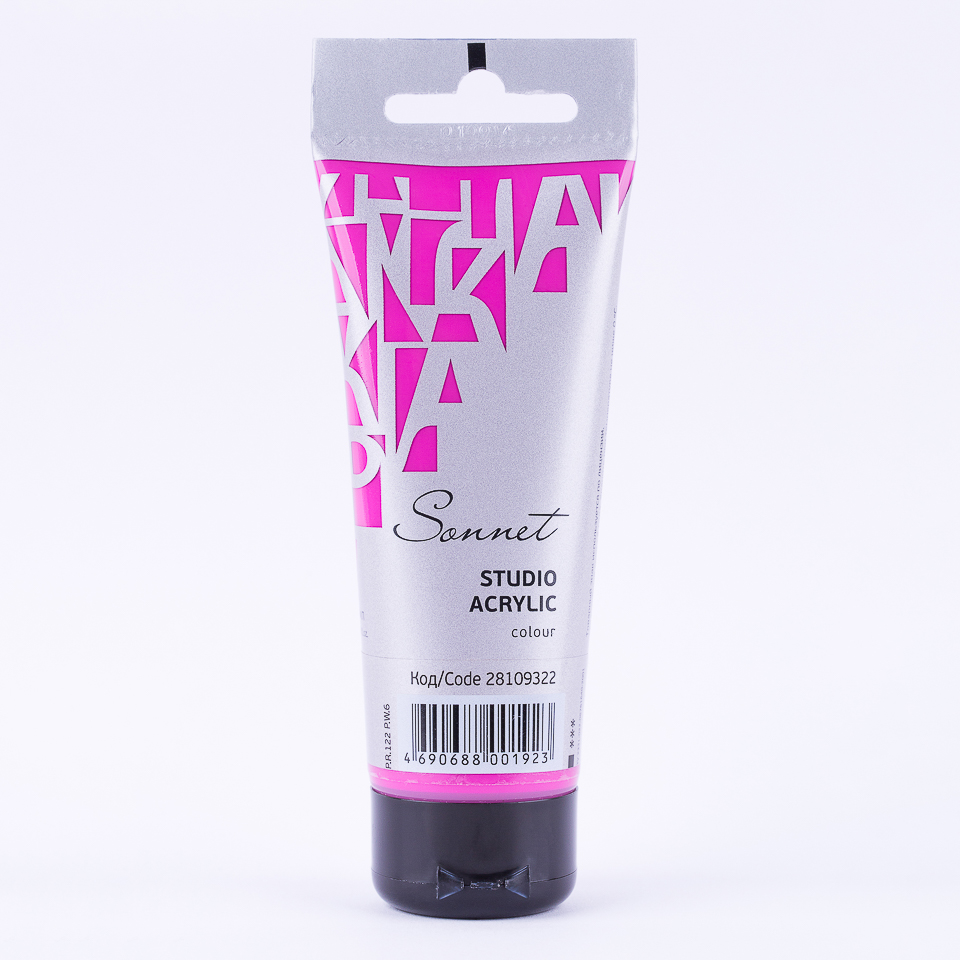 Acrylic colour Sonnet, Rose, tube. № 322