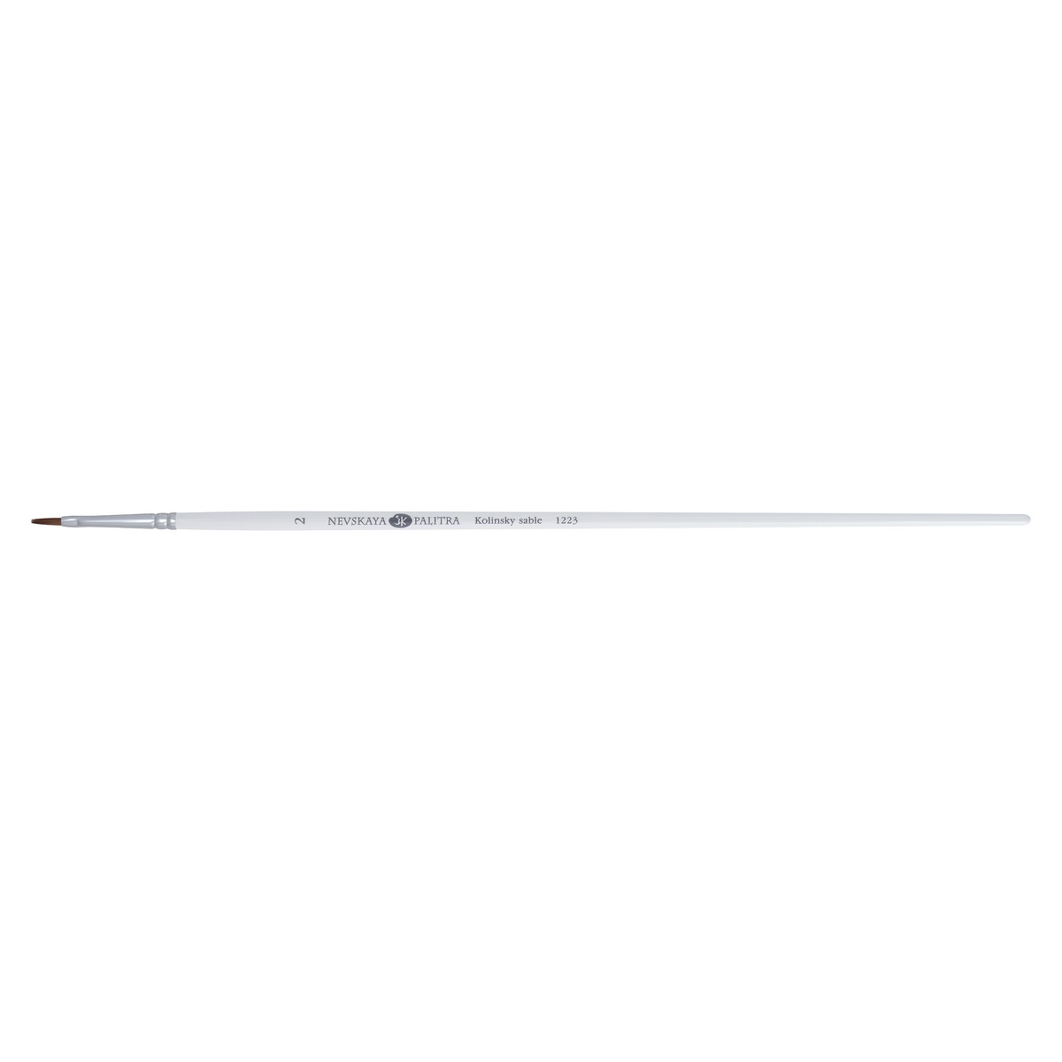 Nevskaya Palette Flat Column Brush, Long Handle