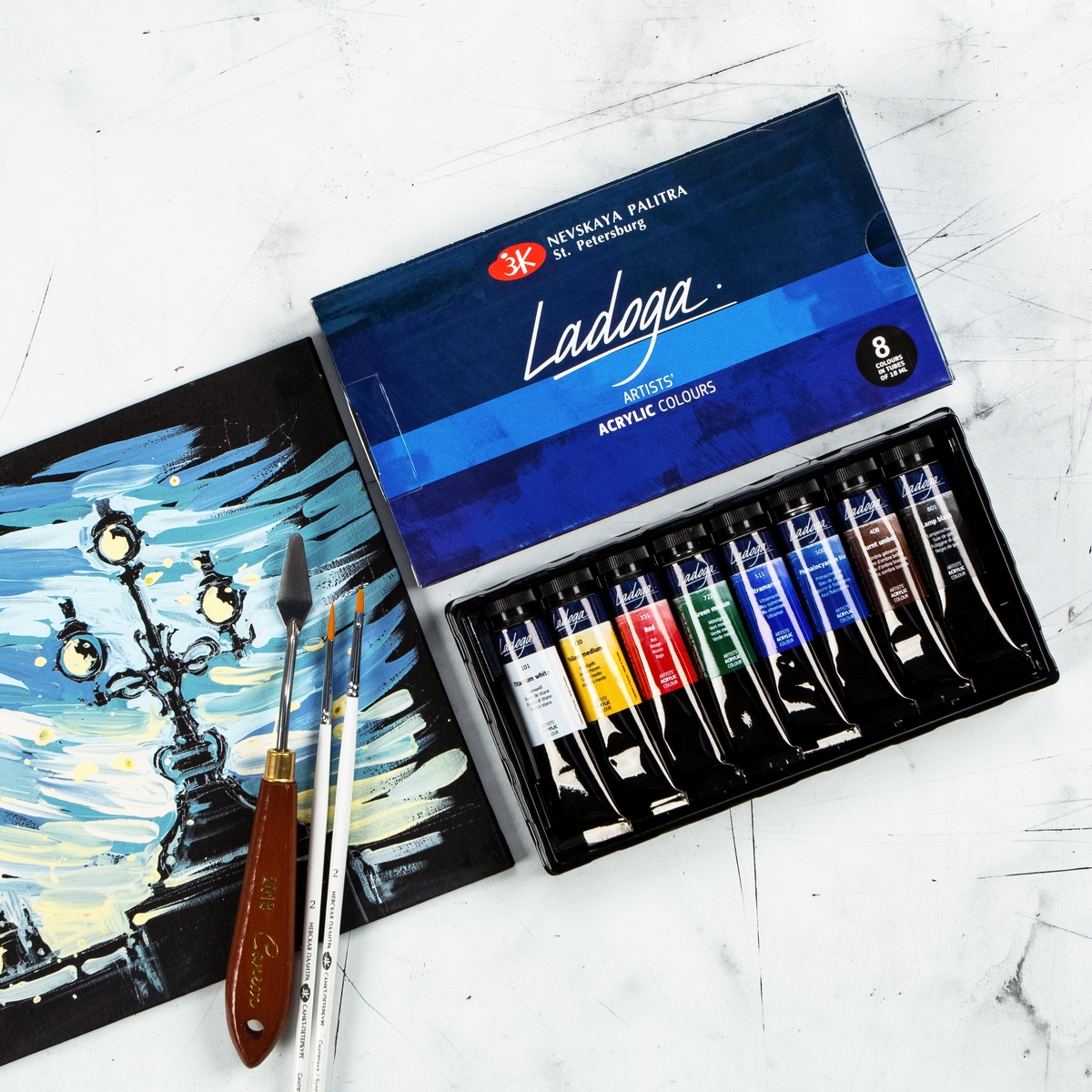 Acrylic painting set "Ladoga"