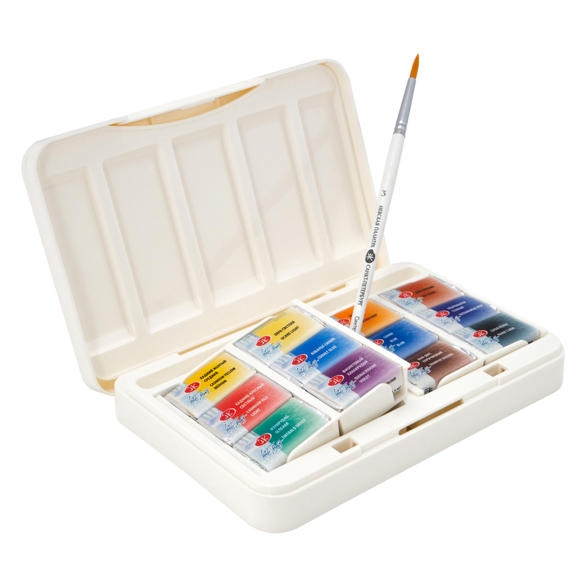 Watercolour set "White Nights" Urban landscape, plastic box