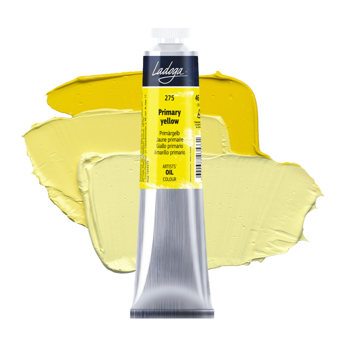 Oil colour "Ladoga", Primary yellow, tube, № 275
