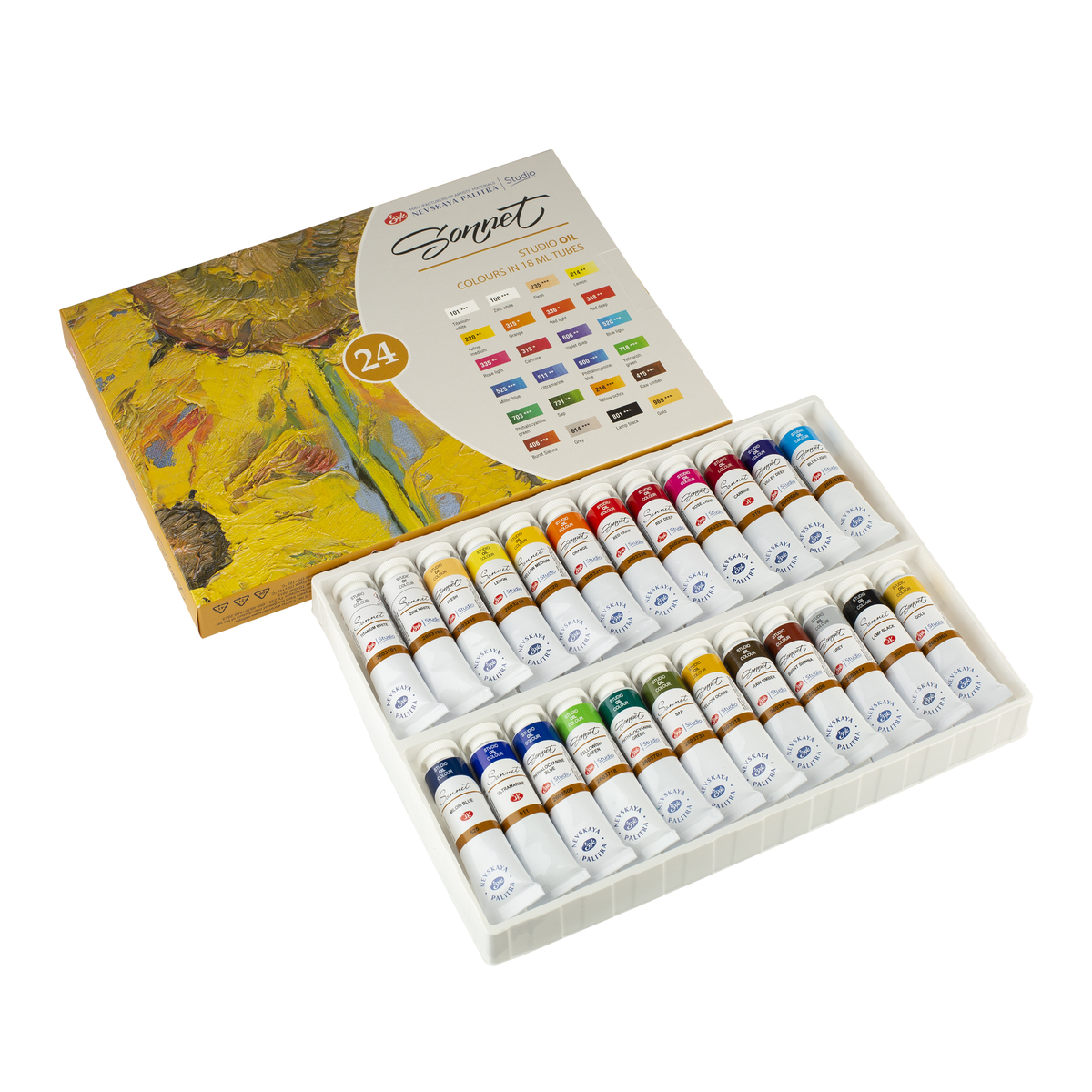 Oil colours set "Sonnet"  24 colours