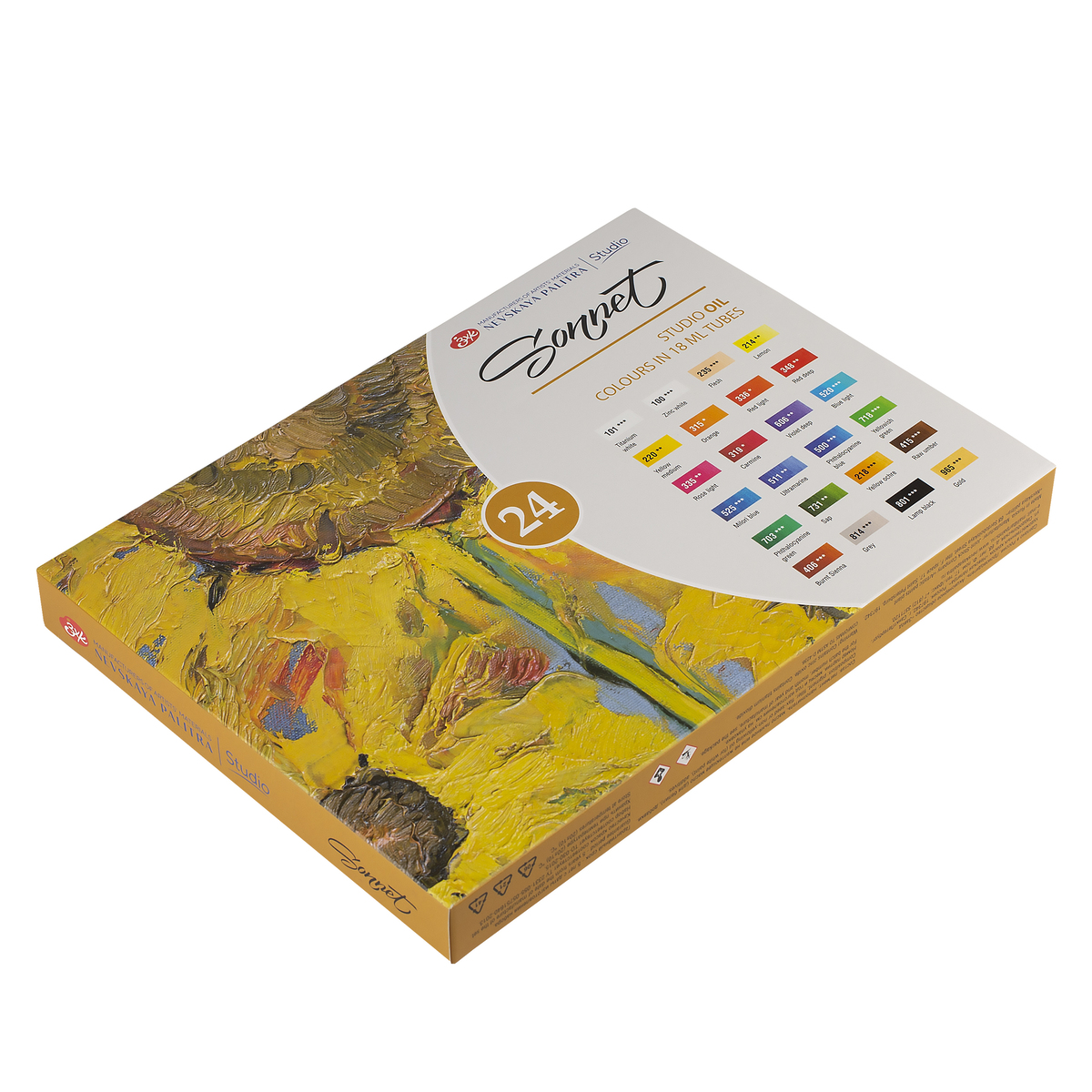 Oil colours set "Sonnet"  24 colours